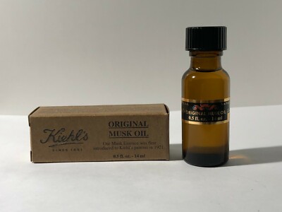Kiehl's Musk Original Oil 0.5 oz / 14 ml NIB Fresh Batch!