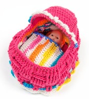 Mary Maxim Brights Cradle Purse - Crochet Yarn on sale Mary Maxim Brights Cradle Purse - Crochet Yarn on sale