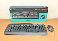 Logitech Desktop MK320 Wireless Keyboard & Mouse Black 920-002836 ❤️✅❤️✅