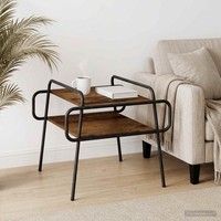 Couchtisch Altholz 50 X 50 X 51 Cm Holzwerkstoff