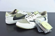 Fashion AJ1 Retro Low Golf  Travis Sc0tt Neutral Olive Unisex Sneakers