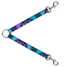 Dog Leash Splitter Tattoo Johnny-Fairy Blue Hair