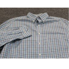 Gold Label RTY Plaid Button Down Shirt, Non-Iron Perfect Performance Large
