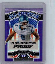 Jaivon Heiligh 2024 Leaf Football 1/1 Pre Production Proof