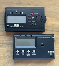 Pair of Korg Chromatic Tuners - CA-20 CA-30