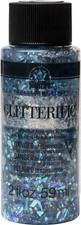 FolkArt Glitterific Neon Glitter Paint 2oz-Neon Berry