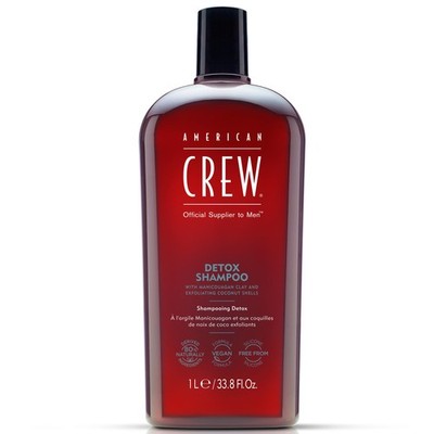 American Crew Detox Shampoo for Men, Dual-Action Clarifying Formula with