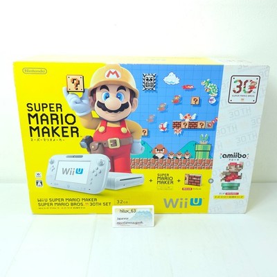 Nintendo Wii U Super Mario Maker the 30th Anniversary Set From