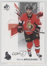 2016-17 SP Authentic Derick Brassard #18 0a4