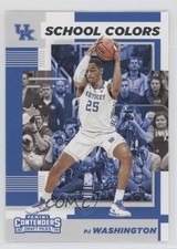 2019-20 Panini Contenders Draft Picks School Colors PJ Washington Jr #15 lu0