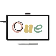 Wacom One 14 Pen Display Drawing Tablet, 14 in Full HD IPS Screen, Battery-Free