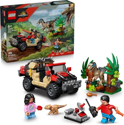 Jurassic World Raptor Off-Road Escape Dinosaur Build Set Dinosaur Action Figure