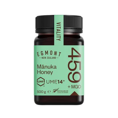 Egmont Honey Manuka Honig 500g | MGO459+ UMF14 | Premium-Qualität aus Neuseeland
