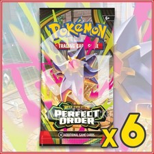 Pokemon TCG: Mega Evolution Perfect Order 6x Booster Packs Ships 3/27