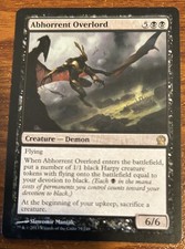 2013 MTG Wizard of the Coast Theros Abhorrent Overlord 19/249 Used Free Shipping