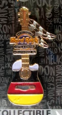 HARD ROCK, HOLLYWOOD Fla Seminole Feather Guitar Pin Hotel & Casino NEW / SEALED