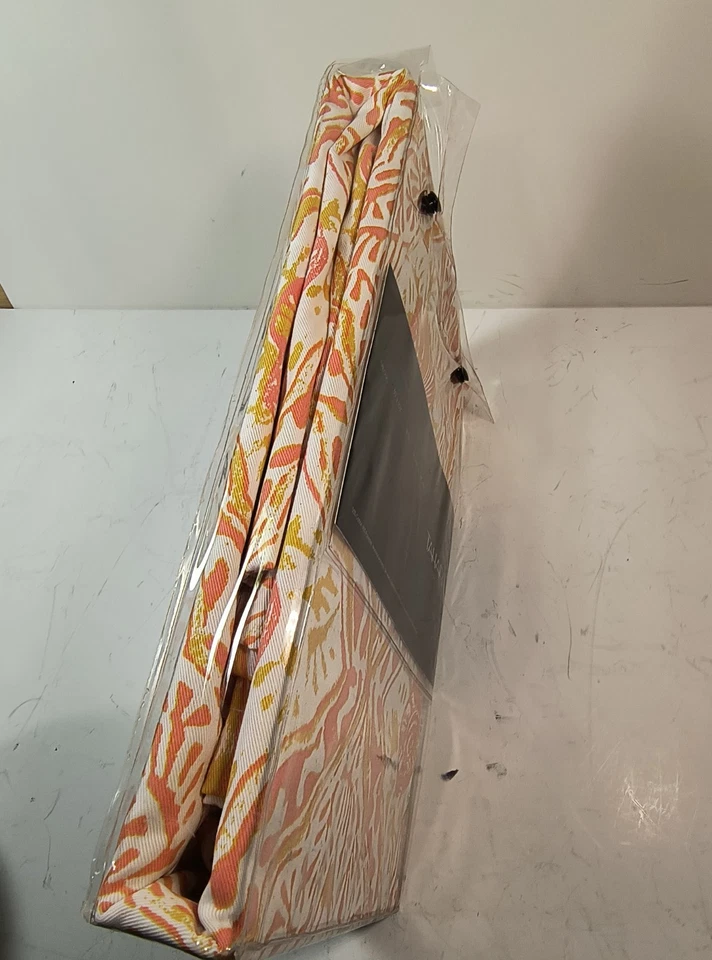 NEW Tahari Burnt Orange Tablecloth 60x102 Fall Seashell Beach Thanksgiving Decor - Image 4 of 4