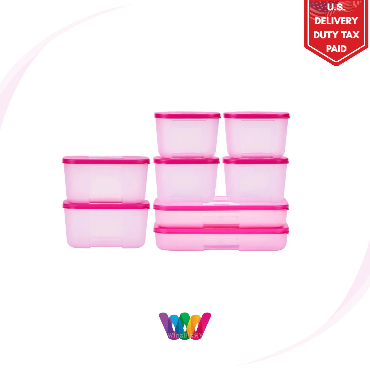 Tupperware Freezermate Essential Set Of 8 Freezer Safe Meal Prep Containers