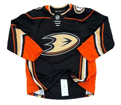 Anaheim Ducks Jersey Small 46 Men s Fight Strap Black Adidas NWT