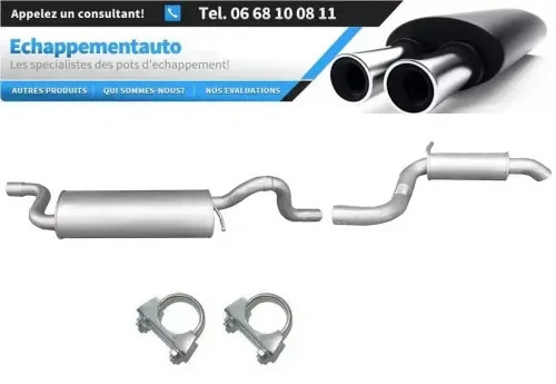 Echappement silencieux arriere VW Routan 4.0 pour des voyages sereins en famille
