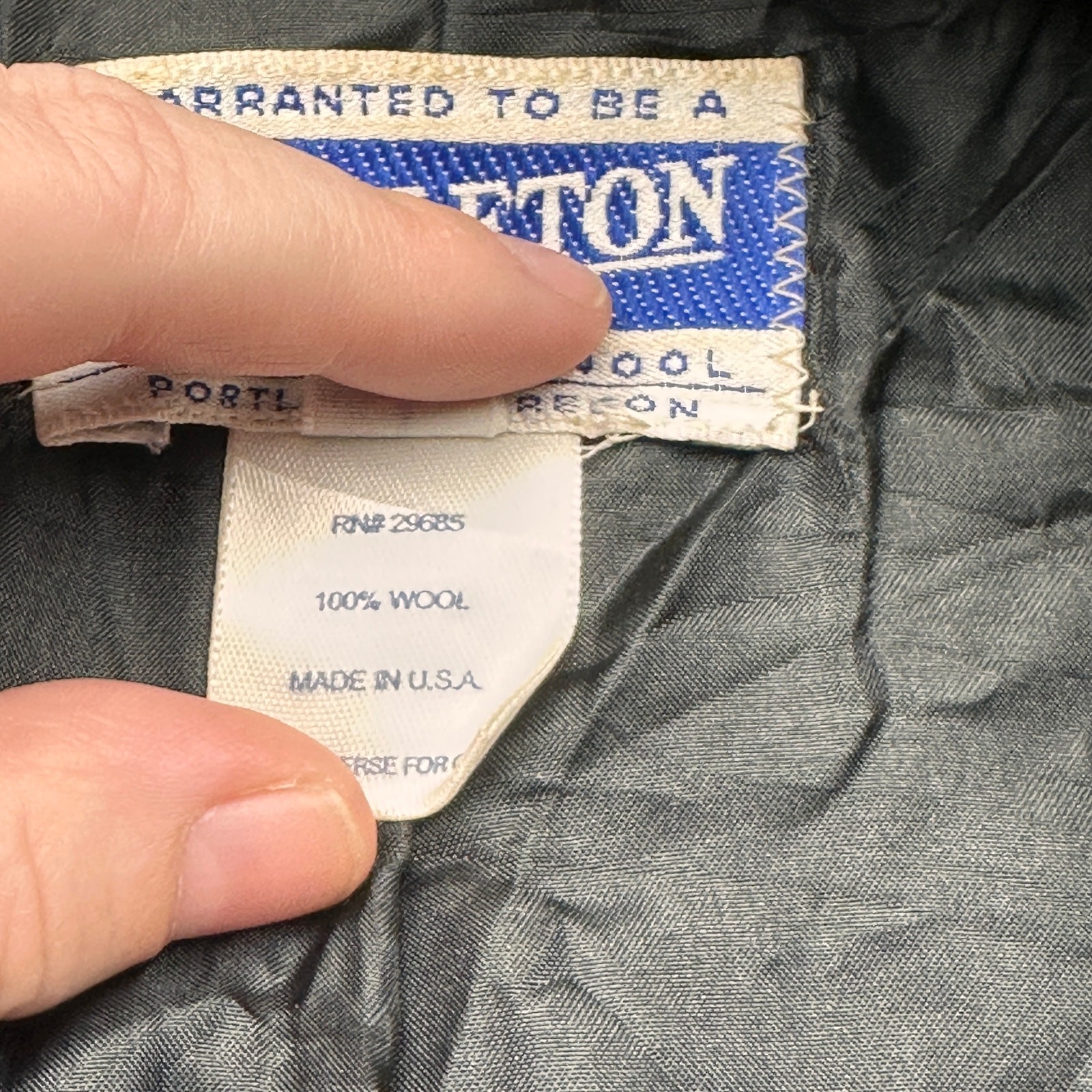 Vintage Pendleton Plaid Wool Double Breasted Blaz… - image 6