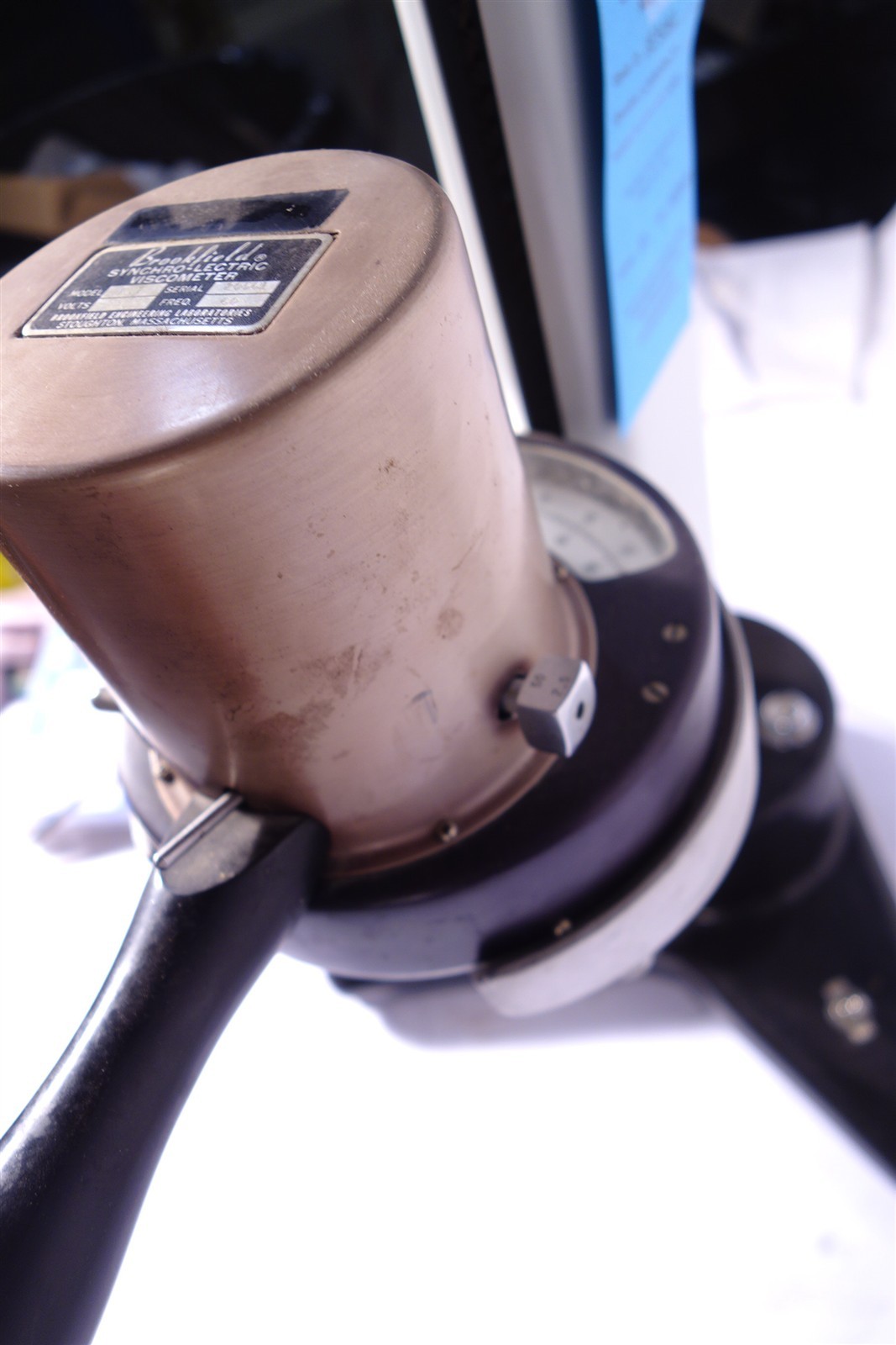  Brookfield RVT Synchro Electric Viscometer with Helipath Motorized stand 