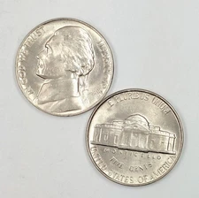 1947 UNCIRCULATED JEFFERSON NICKEL CHOICE TO GEM BU