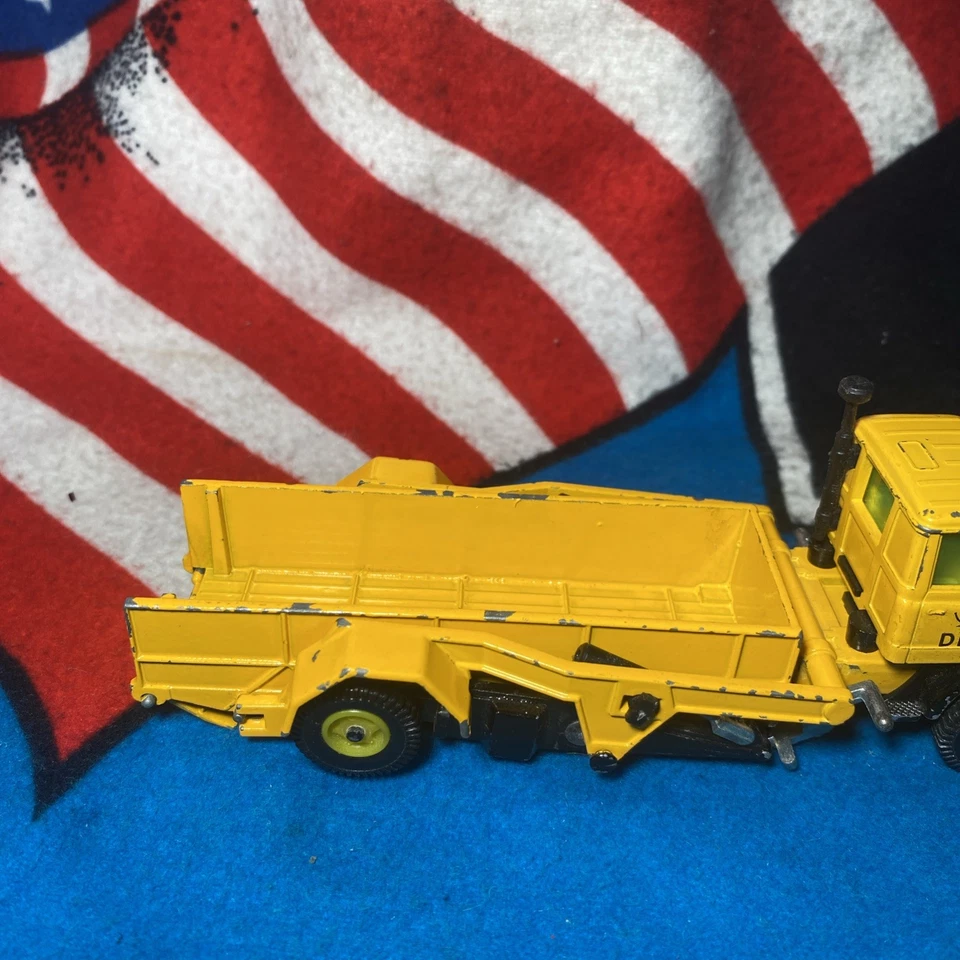 Rare Siku 361 Unimog Hubwagen  DBP Yellow German Diecast Truck Used No Box - Image 3 of 4