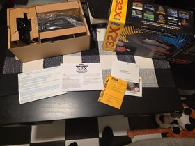 SEGA 32X Console Upgrade For Genesis CIB w/ Manuals Reg Card NEAR MINT🔥