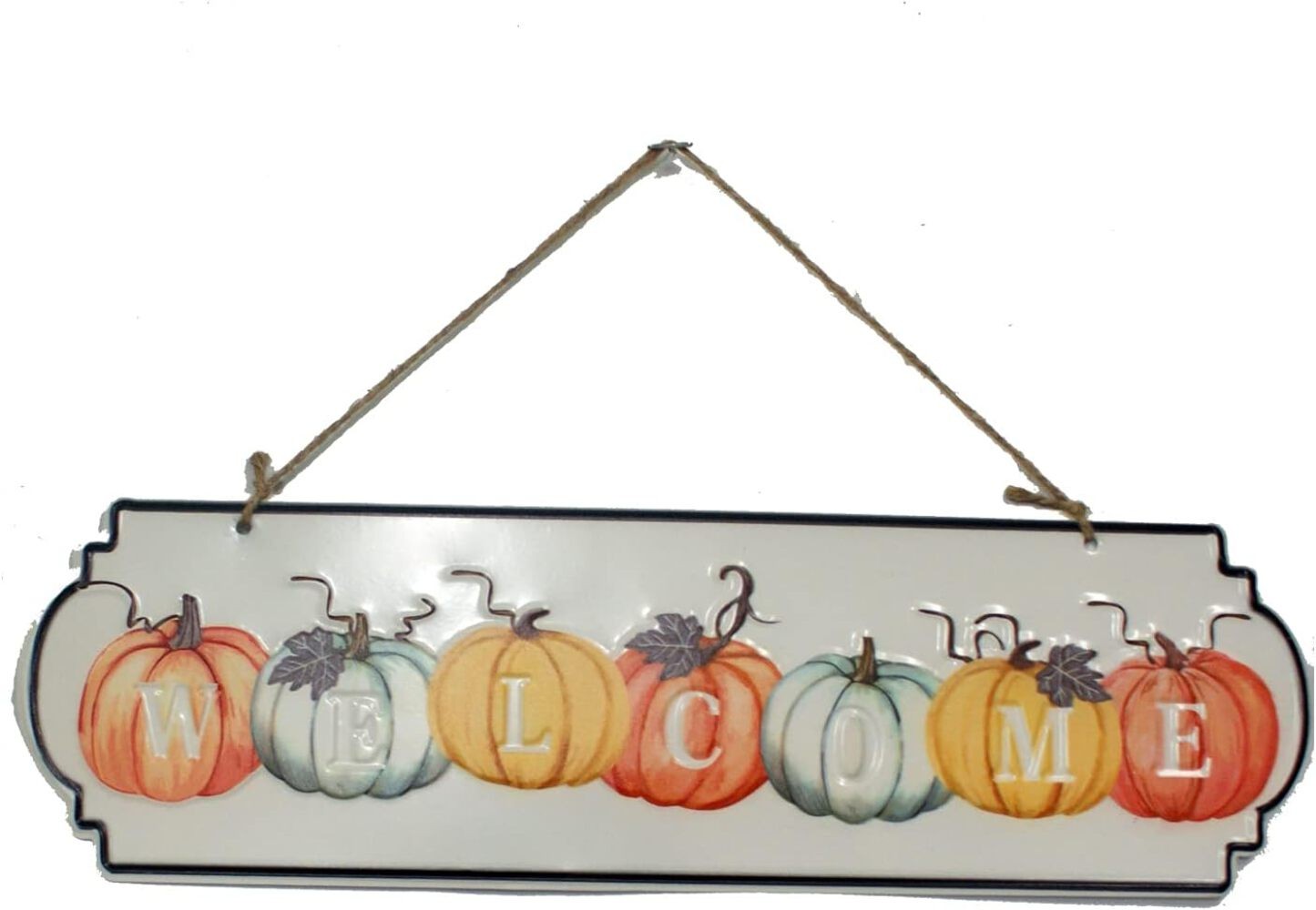 36584 - Metal Welcome Pumpkin Sign 15