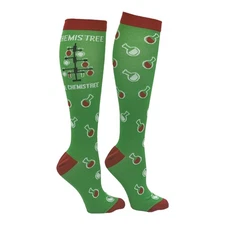 Unisex Chemistree Funny Christmas Compression Socks for Women and Men