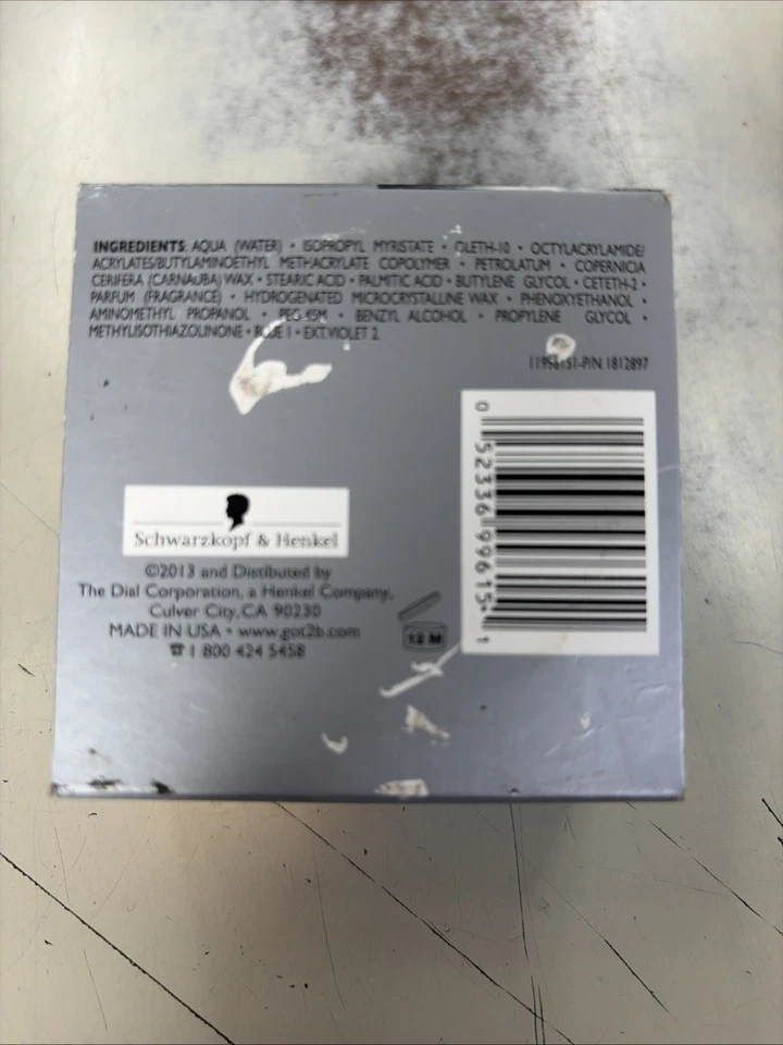 Goma de fibra Schwarzkoft Got2B RESTYLER CHAOTIC 2 oz. Suporte flexível RARO HTF novo - Imagem 3 de 3