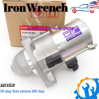 #ad OEM NEW Starter Motor Assembly Sm 74015 For 2015 2020 Honda Fit $218.15