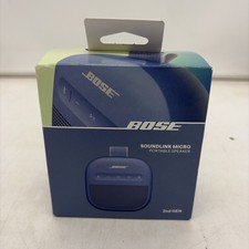 BOSE SOUNDLINK MICRO PORTABLE BLUETOOTH SPEAKER 2ND GEN BLUE Waterproof NEW