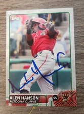 Alen Hanson Autograph Signed 2015 Topps Pro Debut Pittsburgh Pirates