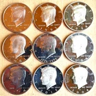 1995 2019 Half Dollar Lot Of 9 John F Kennedy S MINT Clad Proof Set Half Dollars