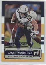 2015 Panini Donruss Press Proof Blue 41/99 Danny Woodhead #41 0d44
