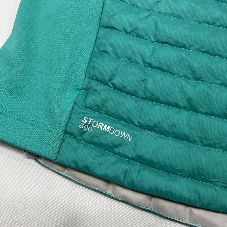 Eddie Bauer First Ascent Storm Down 800 Puffer Vest Teal Green Womens Size Small - Image 2 of 4