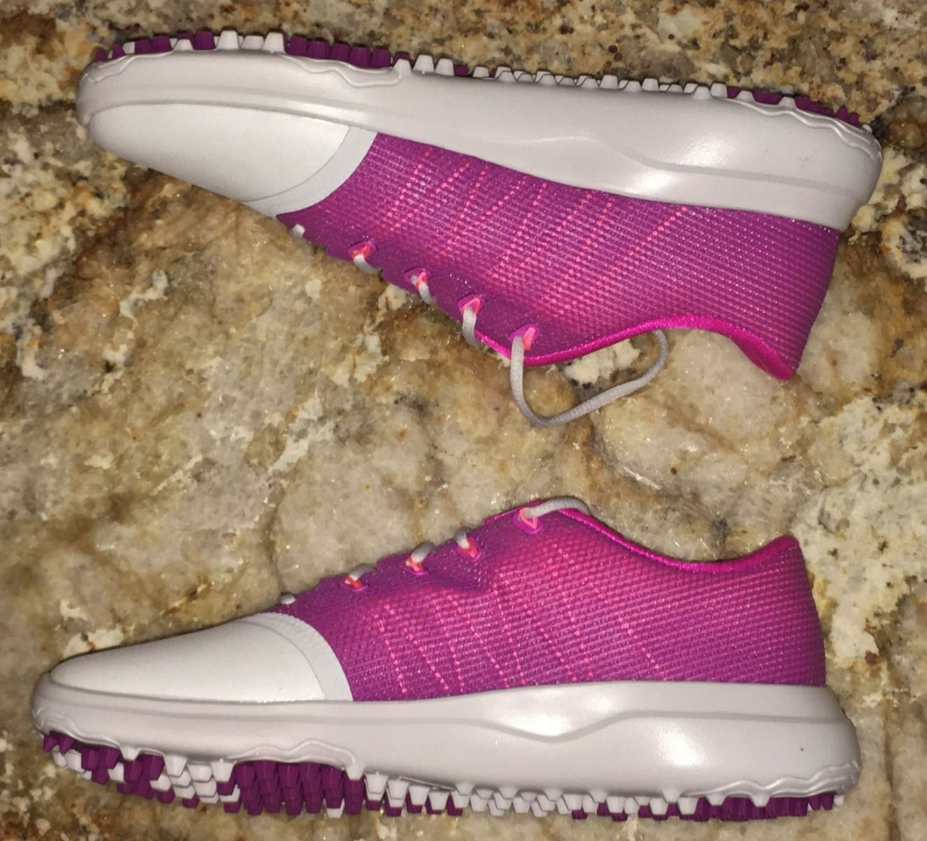 NIKE Lunar Empress 2 Platinum Grey Purple Pink Golf Shoes Cleats NEW Womens 6.5 thumbnail 3