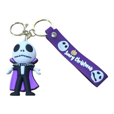 Jack Skeleton Pesadilla Antes De Navidad Llavero Mochila Cartera Cremallera Tirador