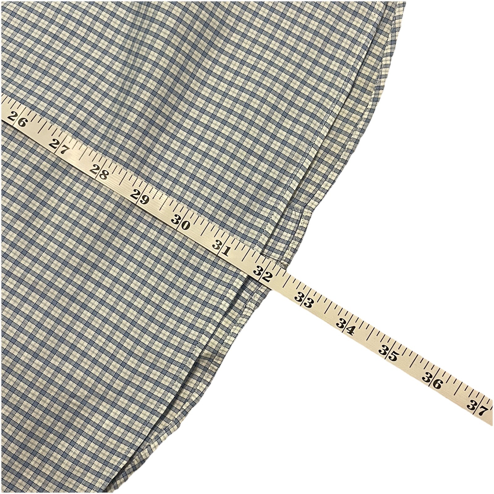 Brunello Cucinelli Basic Fit Blue Check Button-do… - image 5