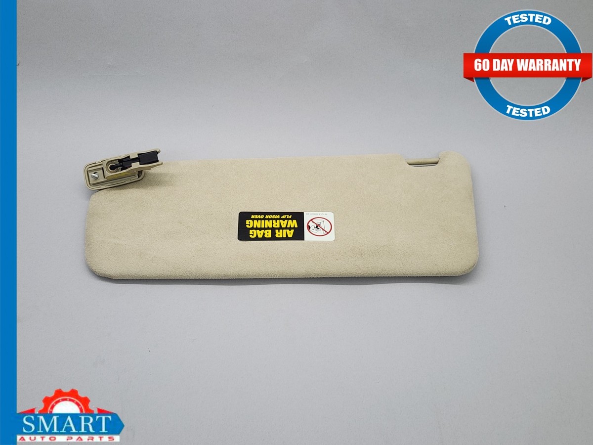 Jaguar XK XKR X150 Convertible Sun Visor Suede Beige Right