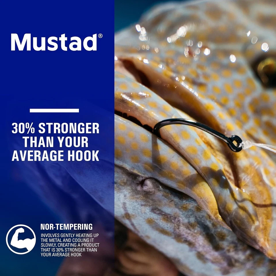 Demon Perfect 10 Count Fishing Hooks - 12/0 Black Nickel, UltraPoint Technology - Image 4 of 4