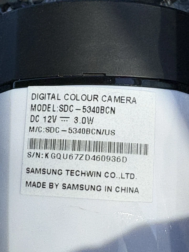 Samsung Security Waterproof Camera IP Smart Camera System SDC-5340BCN White - Image 2 of 4