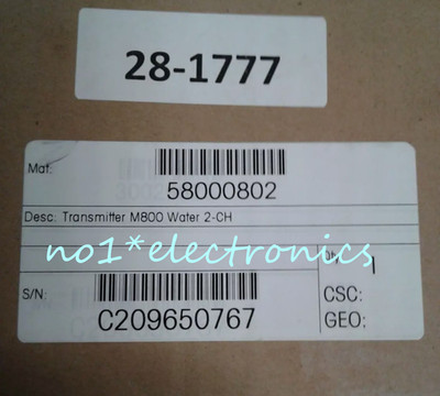 58000802 M800 water 2-CH  Multi Parameter Transmitter