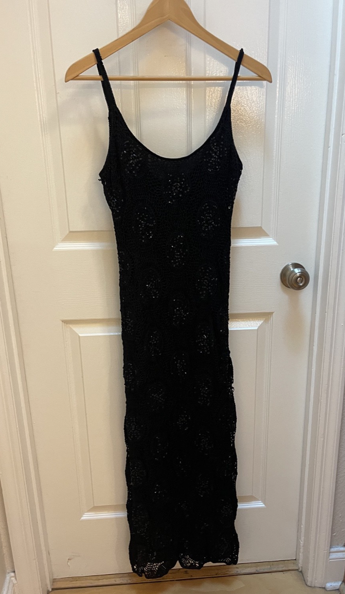knee length dresses for ladies Miracle Beaded Crochet Mini Dress main image 0