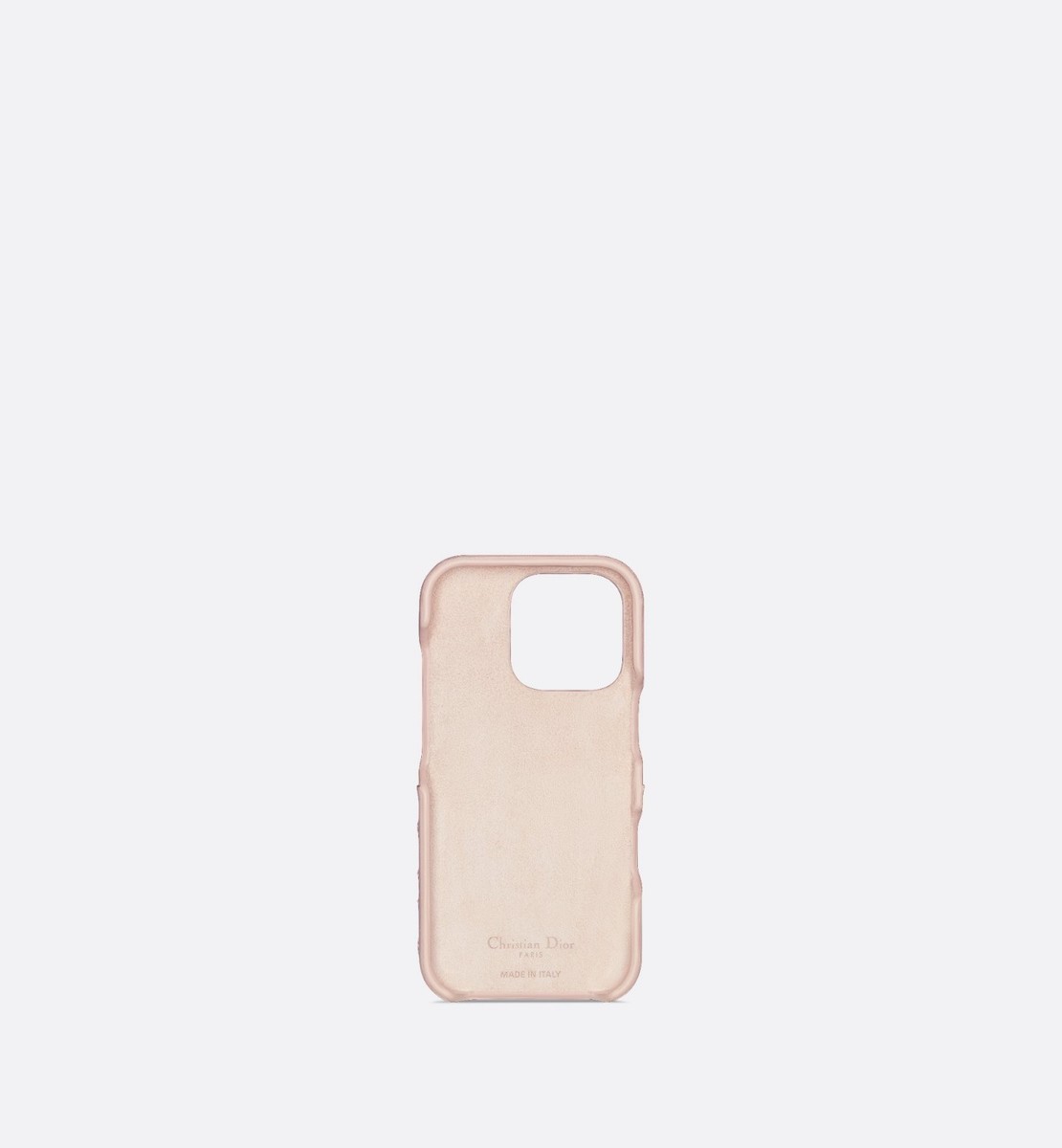 Dior Lady Dior iPhone 16 Pro Case Pink Cannage Quilted Leather
