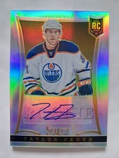 2013-14 Panini Select Taylor Fedun Silver Prizm Rookie Auto 57/99 #342