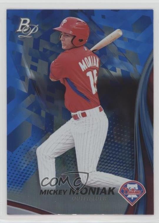 2017 Bowman Platinum Top Prospects Royal Blue Mickey Moniak #TP-MM 1n1