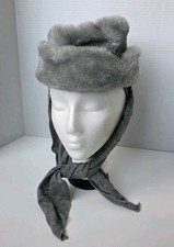 Vintage Faux Fur Trapper Hat With Tie Flaps   Women's 1950s, Union Made. Unworn